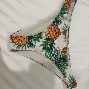 Pineapple Print Bikini Bottom